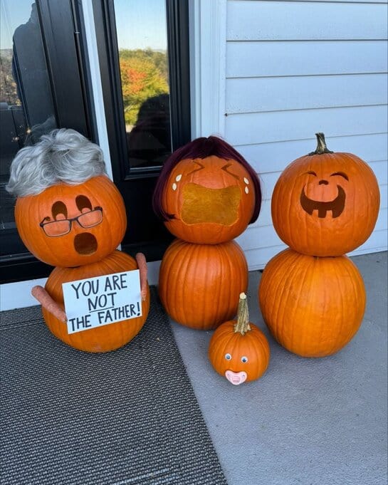 Pop Culture Pumpkin Display