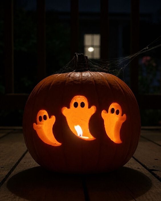 Cute Ghost Trio