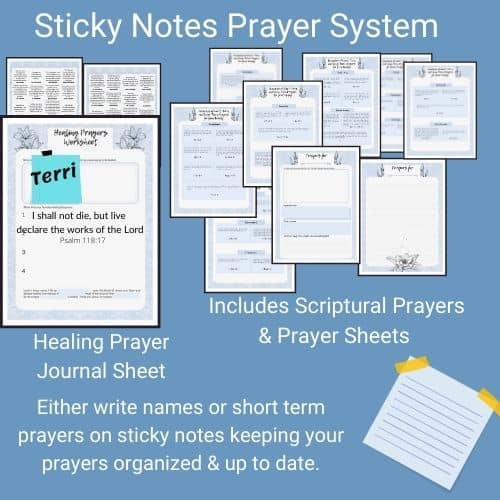 Mock up of journaling and prayer pages for Spend Time With God Set