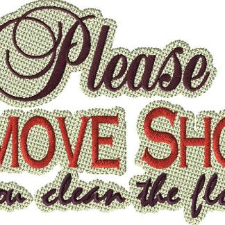 Please Remove Shoes (2 sizes)