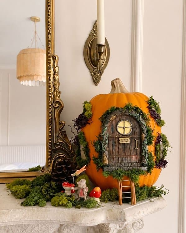 Pumpkin Fairy House