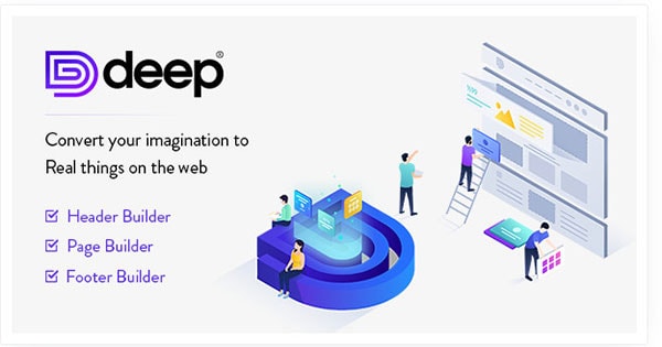 footer builder webnus deep theme