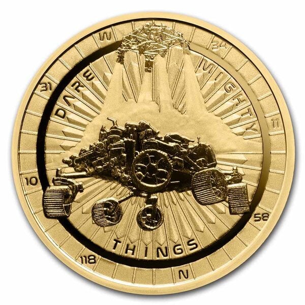 Gouden Niue Perseverance Mars Rover 1 oz 2021