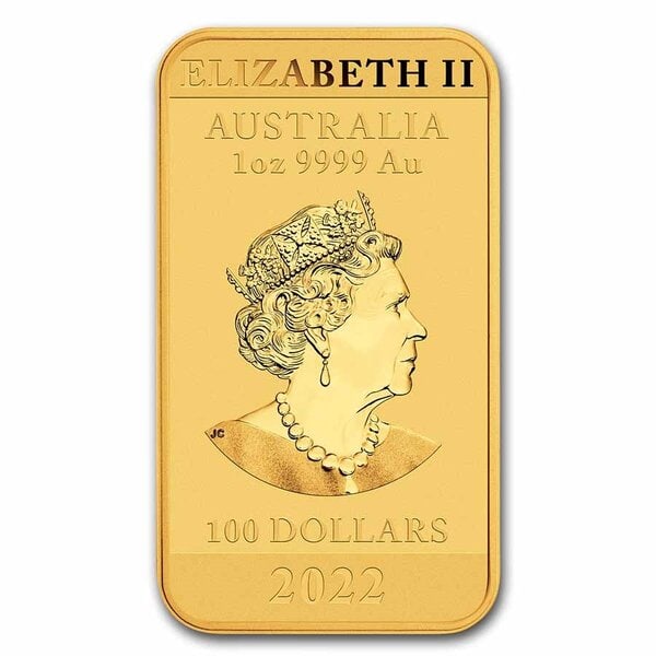 Gouden 1 oz Rectangle 2022 achterkant 101munten