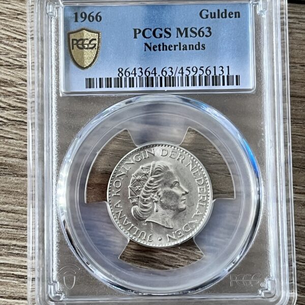 1966 gulden ms63 rotated