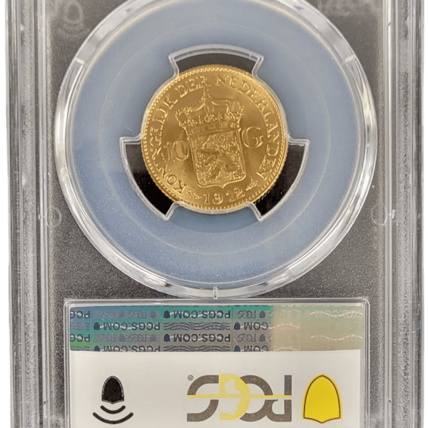 Gouden 10G 1912 PCGS MS65 back