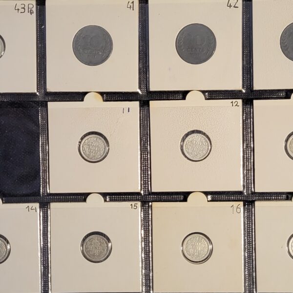 serie 10 cent 1911 t/m 1944