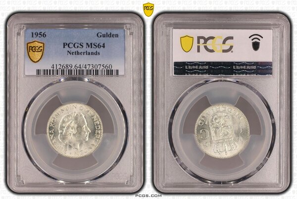 1 gulden 1956 MS64