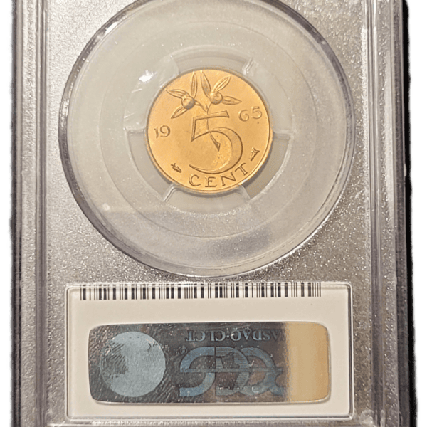 5 cent 1965 proof back