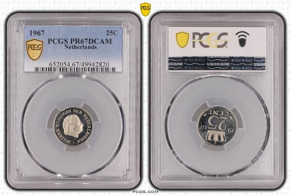 25 cent 1967 Proof PCGS PR67DCAM