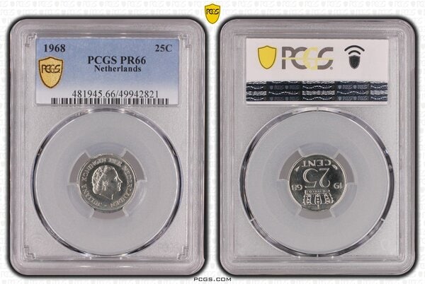 25 cent 1968 Proof PCGS PR66