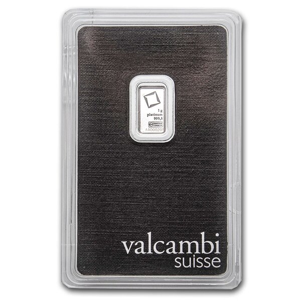 valcambi 1gr platina front