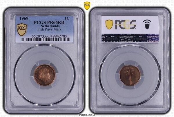 1 cent 1969 vis Proof PR66 RB Top Pop