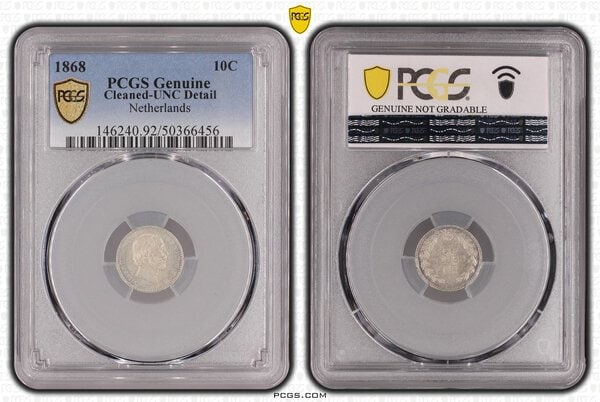 10 cent 1868 UNC PCGS