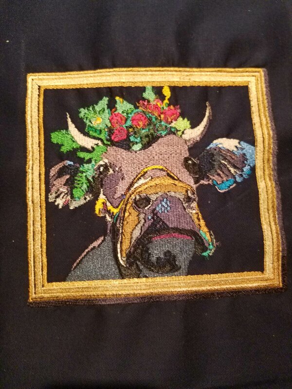 Water Color Cow 1 - Image 3