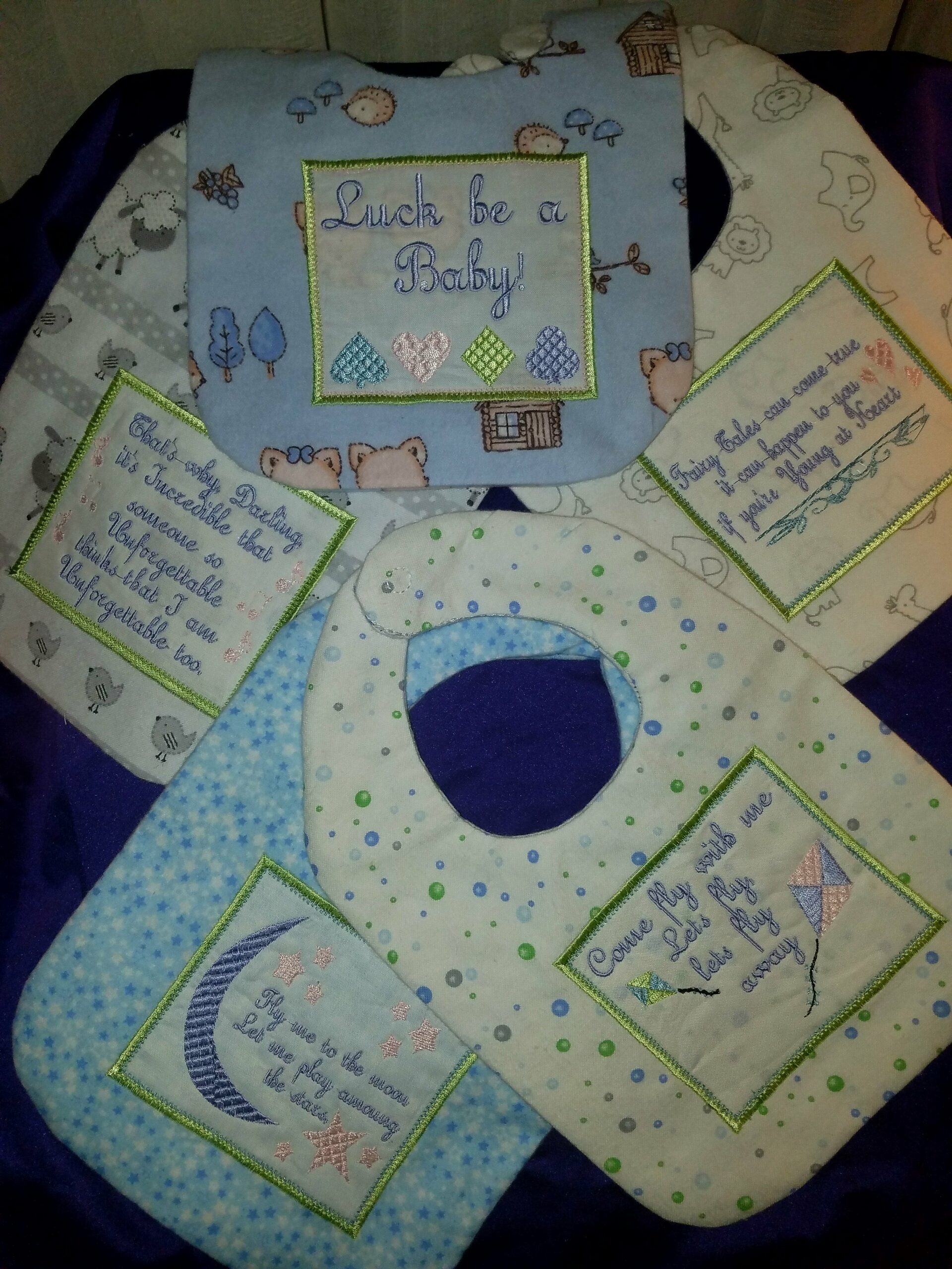 Musical Sayings Collection of Bibs ITH 5 bib patterns included - Image 6