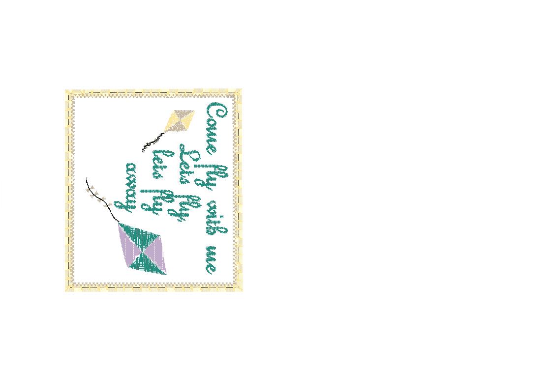 Musical Sayings Collection of Bibs ITH 5 bib patterns included - Image 2