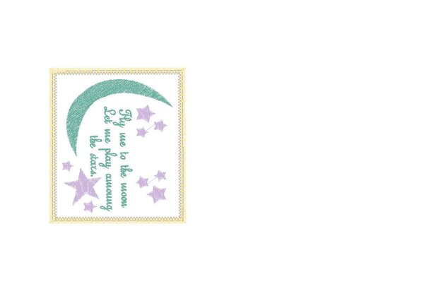 Musical Sayings Collection of Bibs ITH 5 bib patterns included - Image 3
