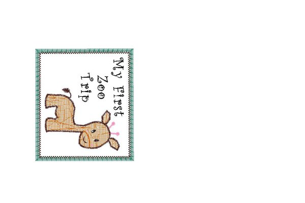 ITH Giraffe First Zoo Trip Bib