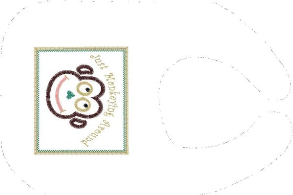 ITH Monkey Bib