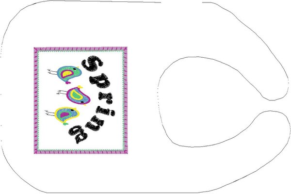 ITH Spring Birds Bib