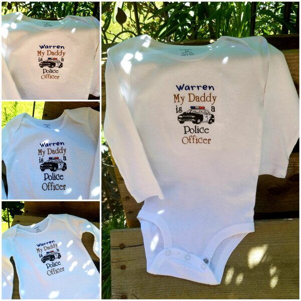 Mommy and Daddy Police Officer 4x4