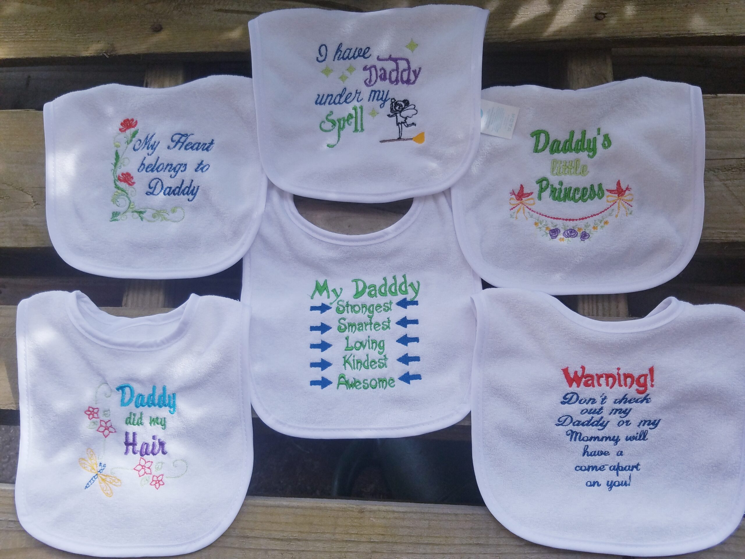 Daddy 4x4 design set, 6 total designs