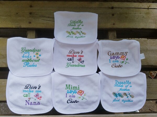 Grandma and Grandpa 4x4 design set, 8 total designs