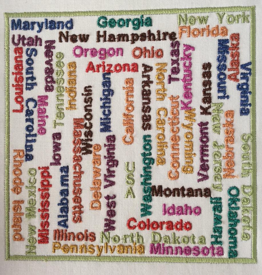 All States of the United States in a 5x5 box - Image 3