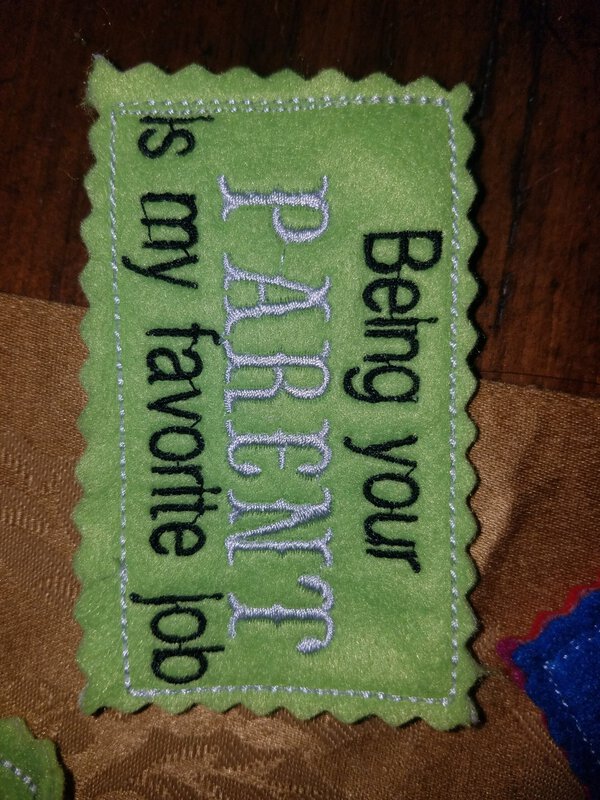 Pack 3 Mini Candy Bar Saying Wraps Inspirational Pack 3 for 4x4 hoop; 11 designs