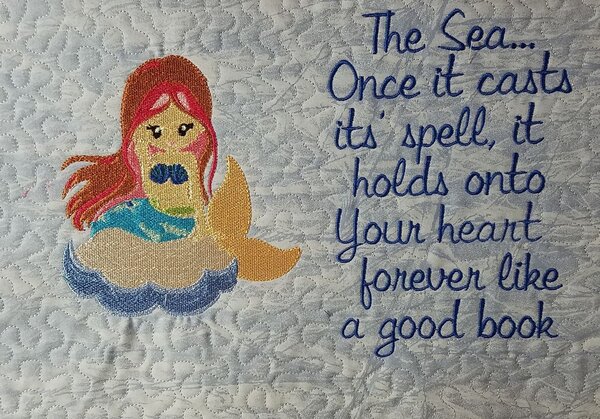 Mermaid Theme Book Pillow Designs - Image 2