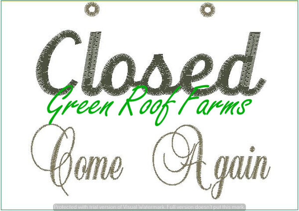 Closed come again 5x7 sign - Image 2