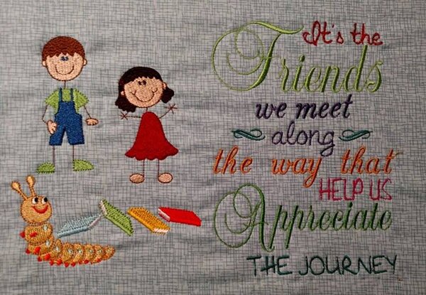 Friends Boy and Girl Theme Book Pillow Designs