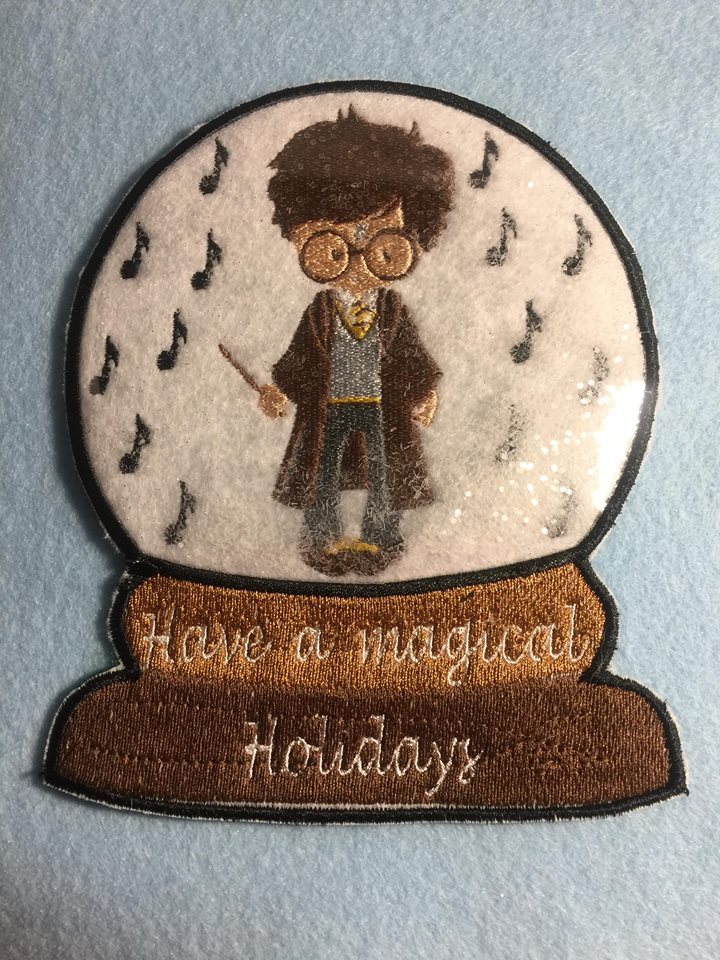 Snow Globe boy dressed as a Magic Boy
