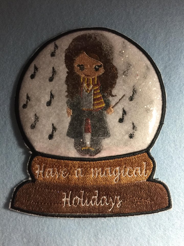 Snow Globe girl dressed as a Magic Girl