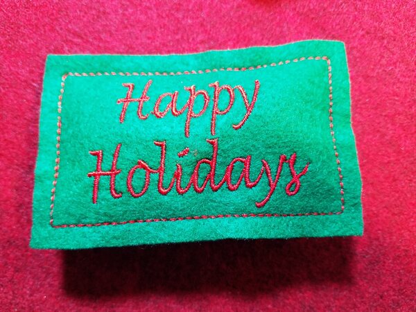 Mini Candy Bar Saying Wraps Christmas Pack 1 for 4x4 hoop; 8 designs