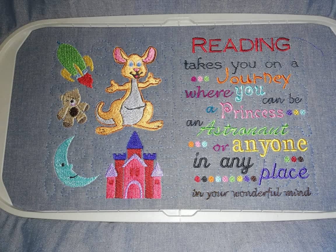 Kangaroo Theme Book Pillow Designs