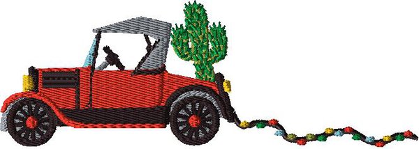 Model T Cactus dragging lights