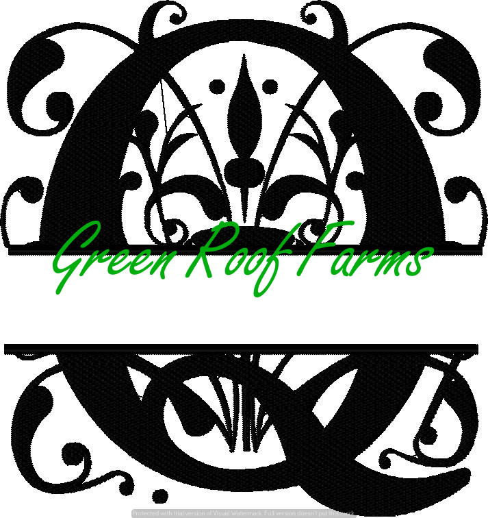 4x4 Royal Font Split with knockdown: Q