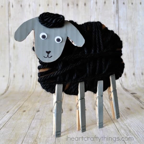 Easy Cotton Wool Sheep Craft - Crafts on Sea