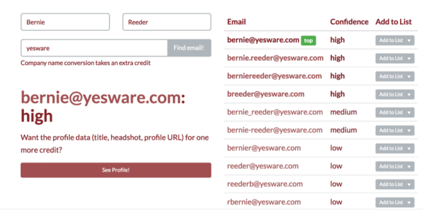 comment trouver des adresses email
