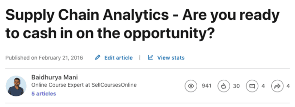 Publish on LinkedIn Pulse