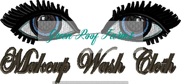 Makeup Wash Cloths with and without eyes and knockdown 8 design files - Image 3