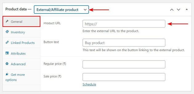 WooCommerce External Affiliate Product