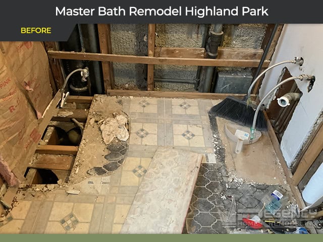 Master Bath Remodel - 940 Marion Ave, Highland Park, IL 60035 by Regency Home Remodeling