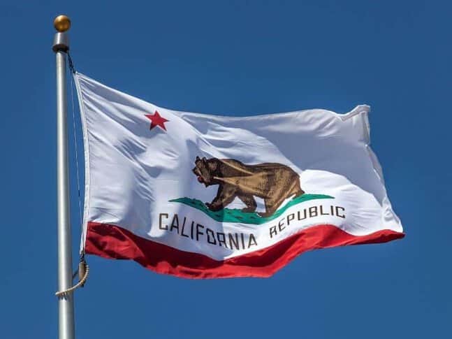 The California state flag