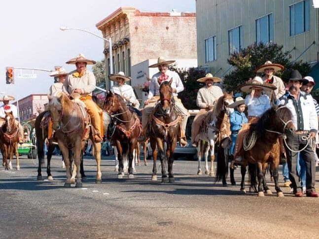 A Mexican-American parade in Ukiah, California