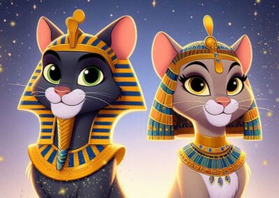 Los gatos guardianes de Egipto