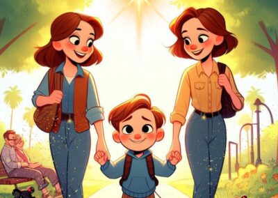 Cuentos de niños: Pedro tiene dos mamás