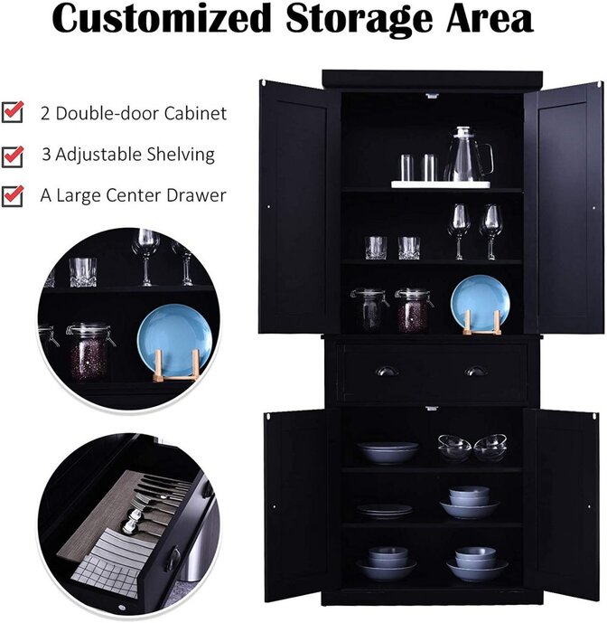 7 Best Free Standing Kitchen Pantry Cabinets Of 2020 Robust Kitchen